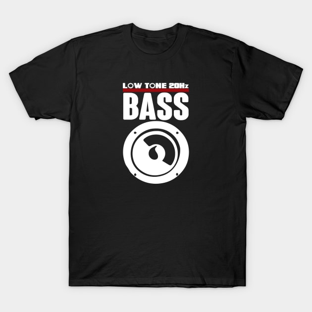 low tone bass T-Shirt by retroracing